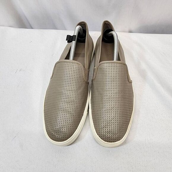 Vince Women's 11 Blair Slip On Sneakers Taupe Clay Perforated Casual Comfort - Picture 5 of 9